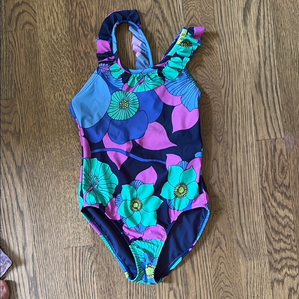 Like new!! GAP Blue and Pink One Piece Swimwear